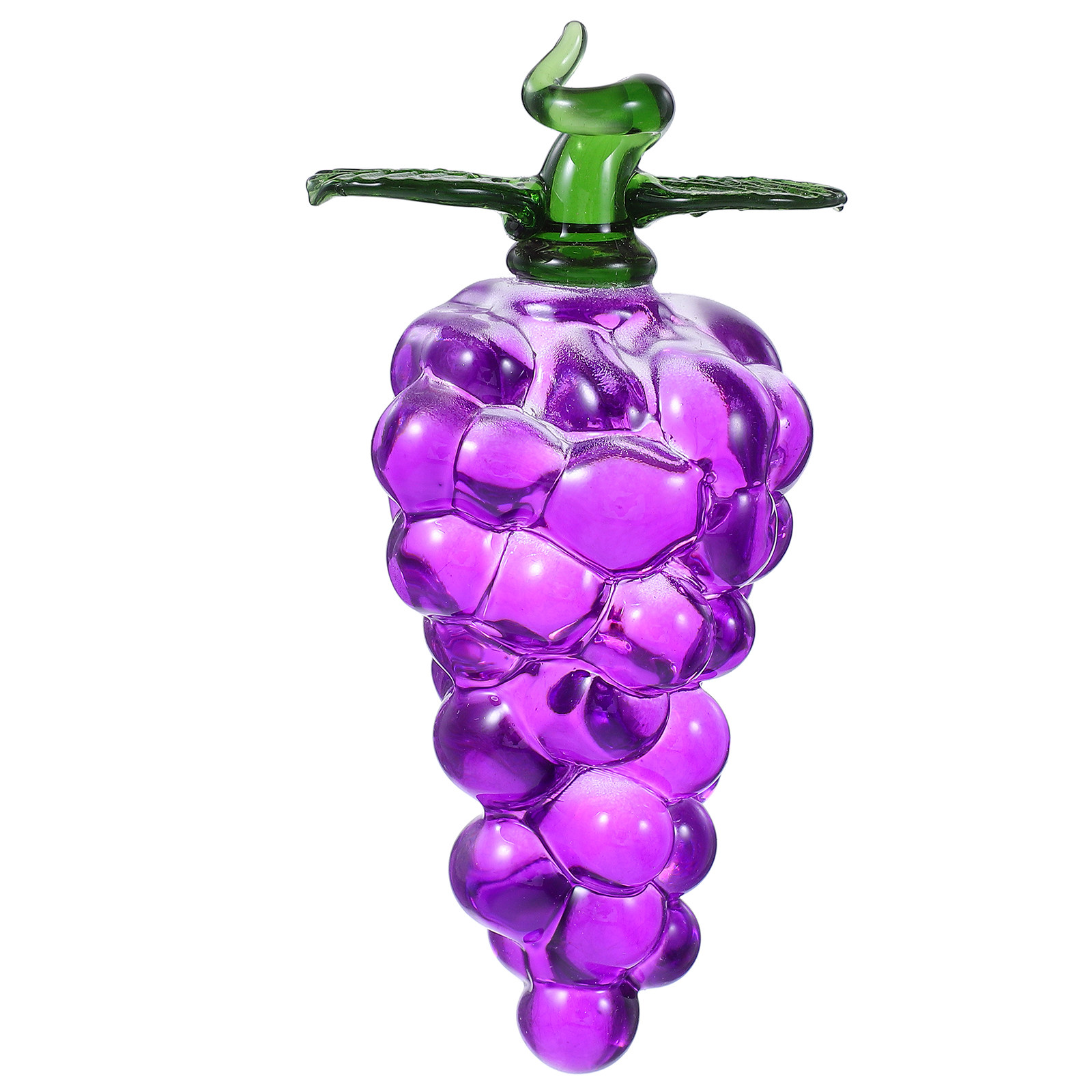 Paper Weight Crystal - Crystal Grape Artificial Fruit Sculpture Realistic