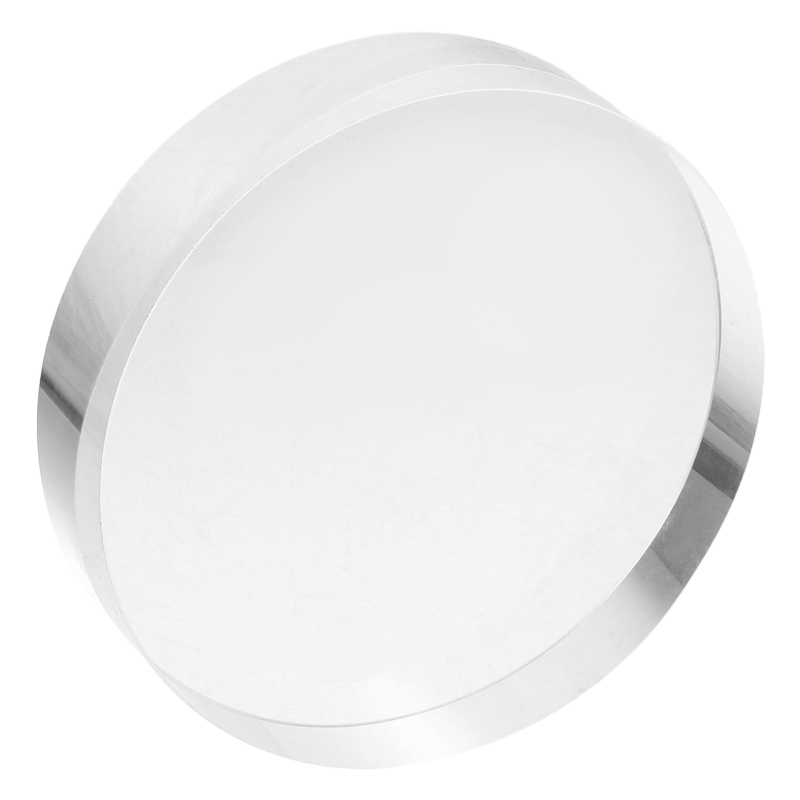 Paper Weight Crystal - Round Transparent Crystal Glass Paperweight Smooth