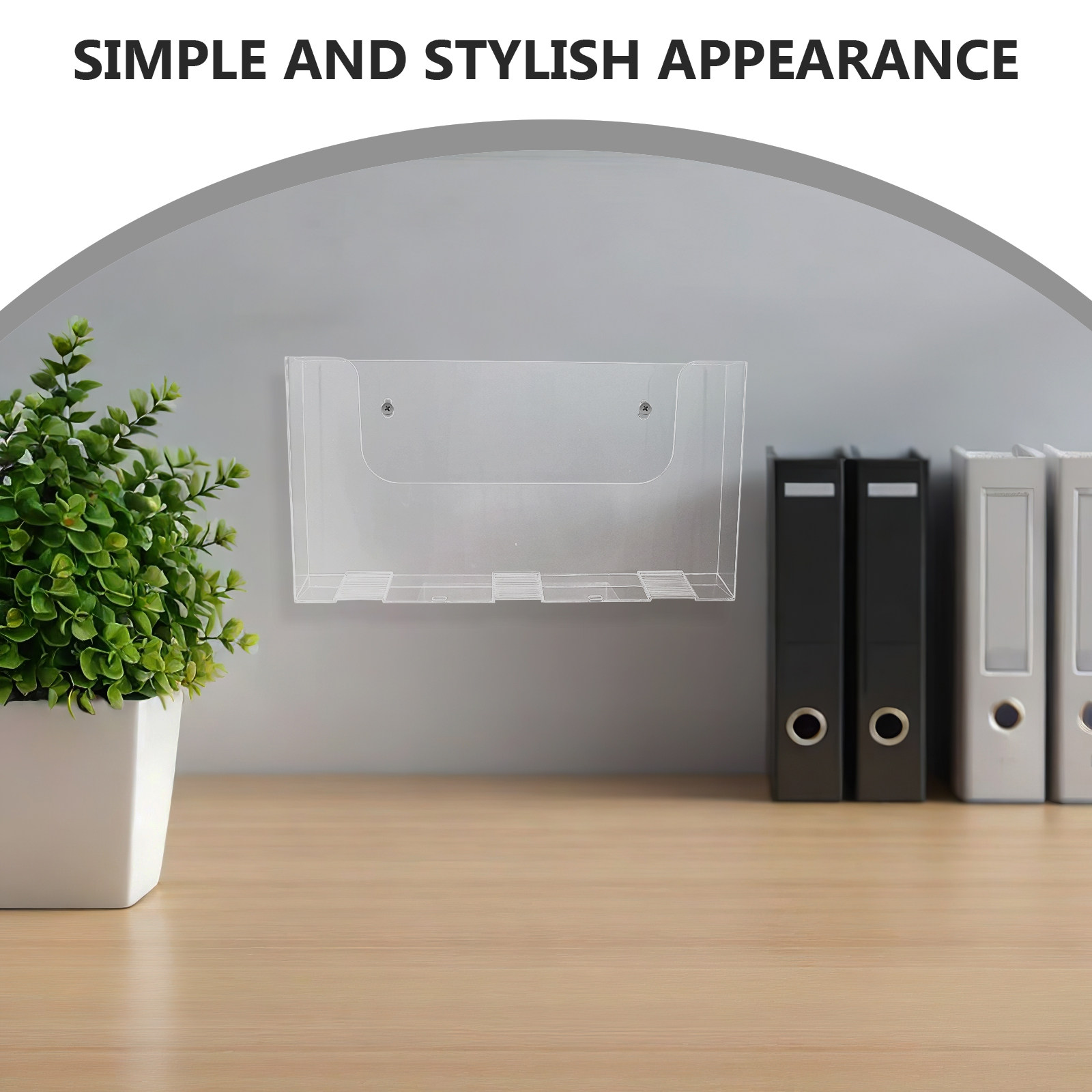 2Pcs Acrylic Wall File Holder  - Magazine Holder Rack recension och pris