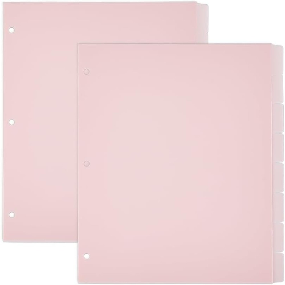 16 Sheets 3 Ring A4 Pink Binde - Tab Divider A4 recension och pris