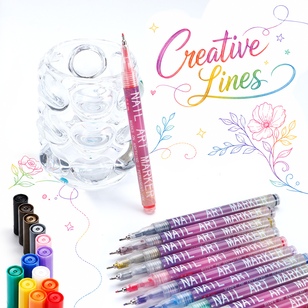 12 Pcs 0.5mm Fine Line Marker  - Copic Marker Sketch recension och pris