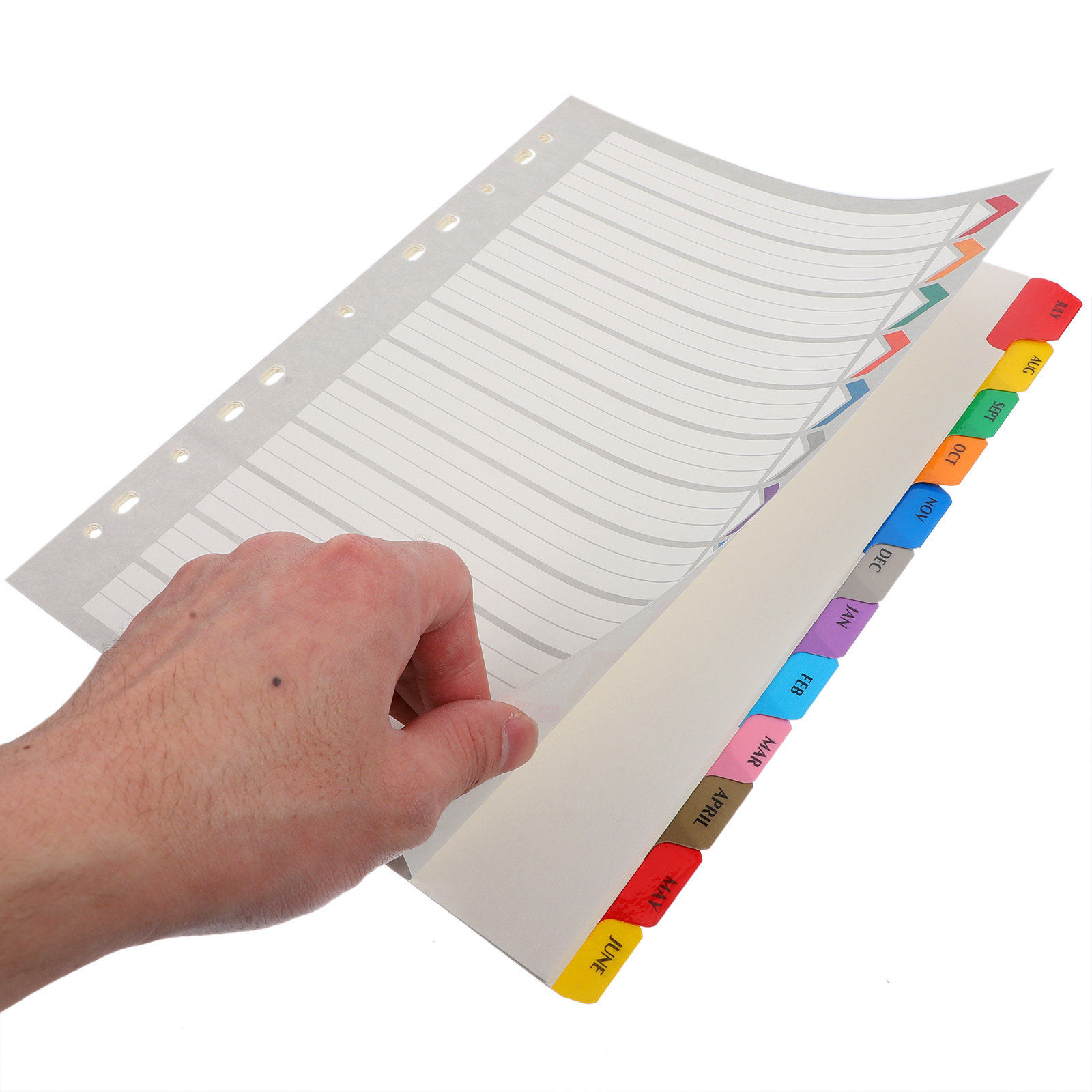 12Sheets Index Dividers Binder - Tab Divider A4 recension och pris