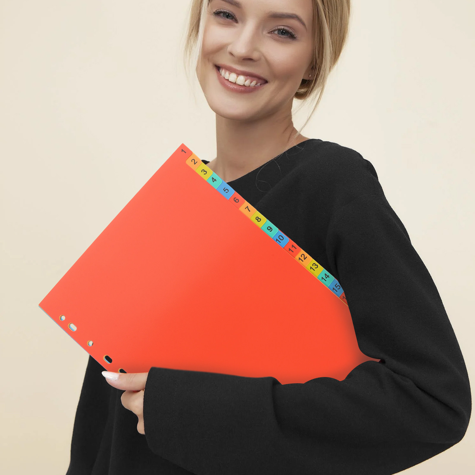 20 Sheets A4 Index Divider Pla - Tab Divider A4 recension och pris