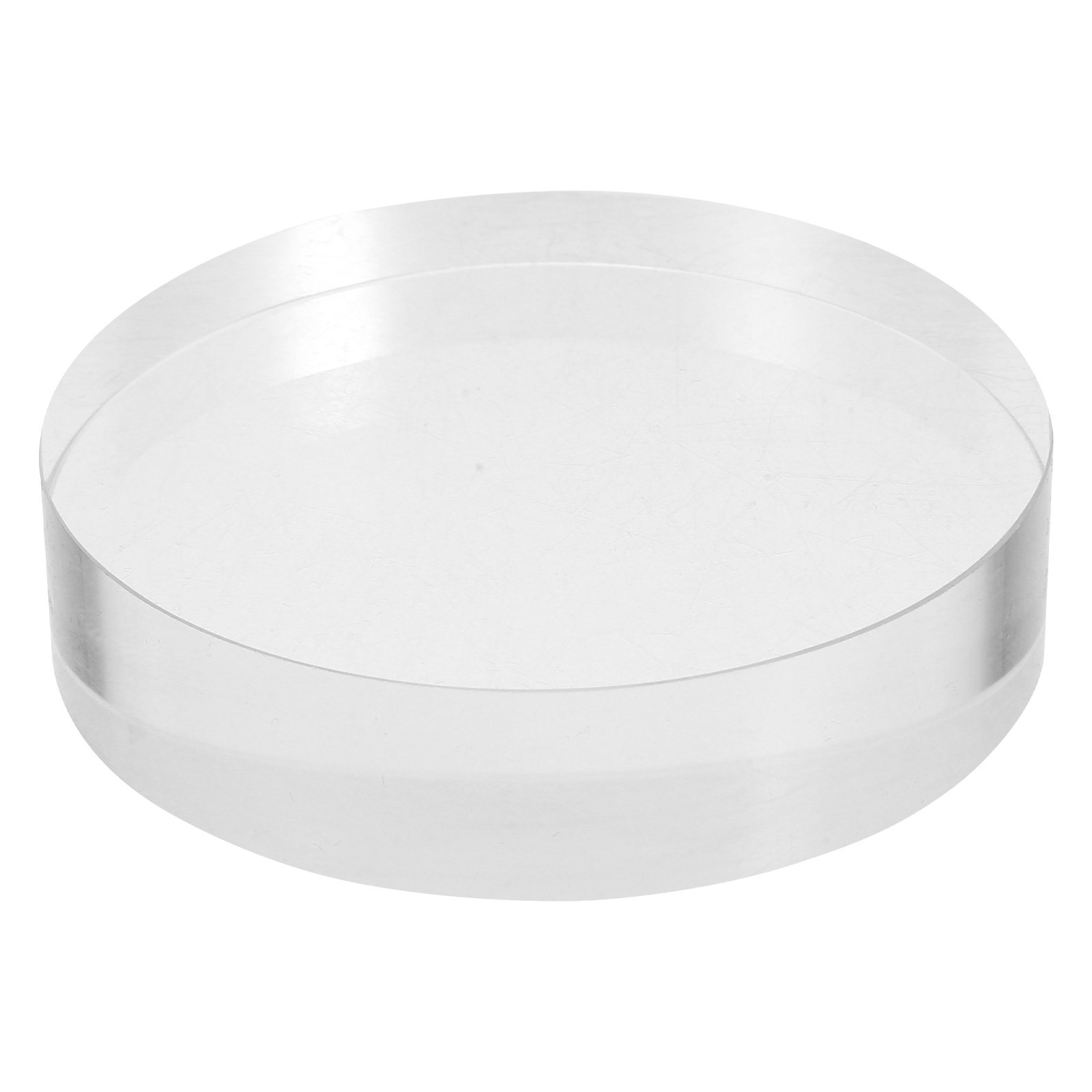 Round Transparent Crystal Glas - Paper Weight Crystal recension och pris
