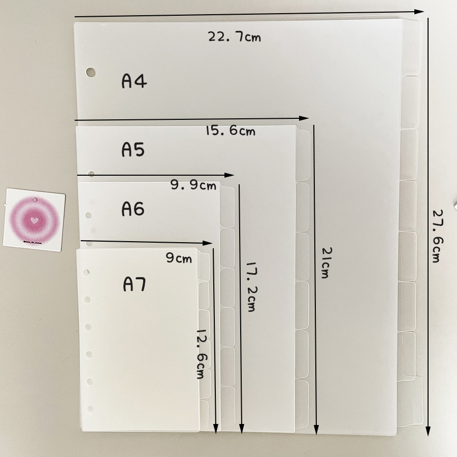 A4/A5/A6/A7 Ring Seperator Pag - Binder A4 Lever recension och pris