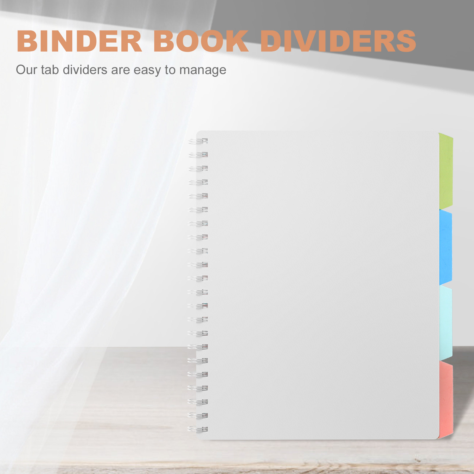 4Sets Sturdy Plastic Notepad D - Tab Divider A4 recension och pris