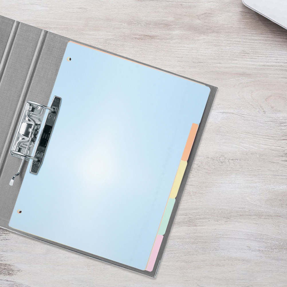 1Set Binder Dividers Plastic P - Tab Divider A4 recension och pris